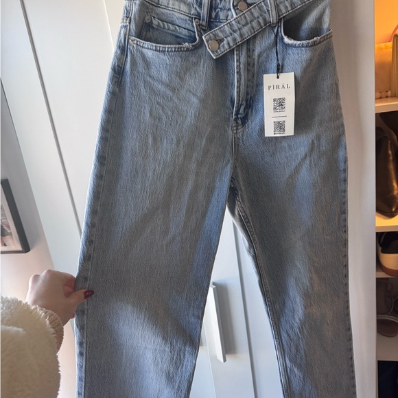 CROSS BELT JEANS high rise blue - Picture 5 of 8
